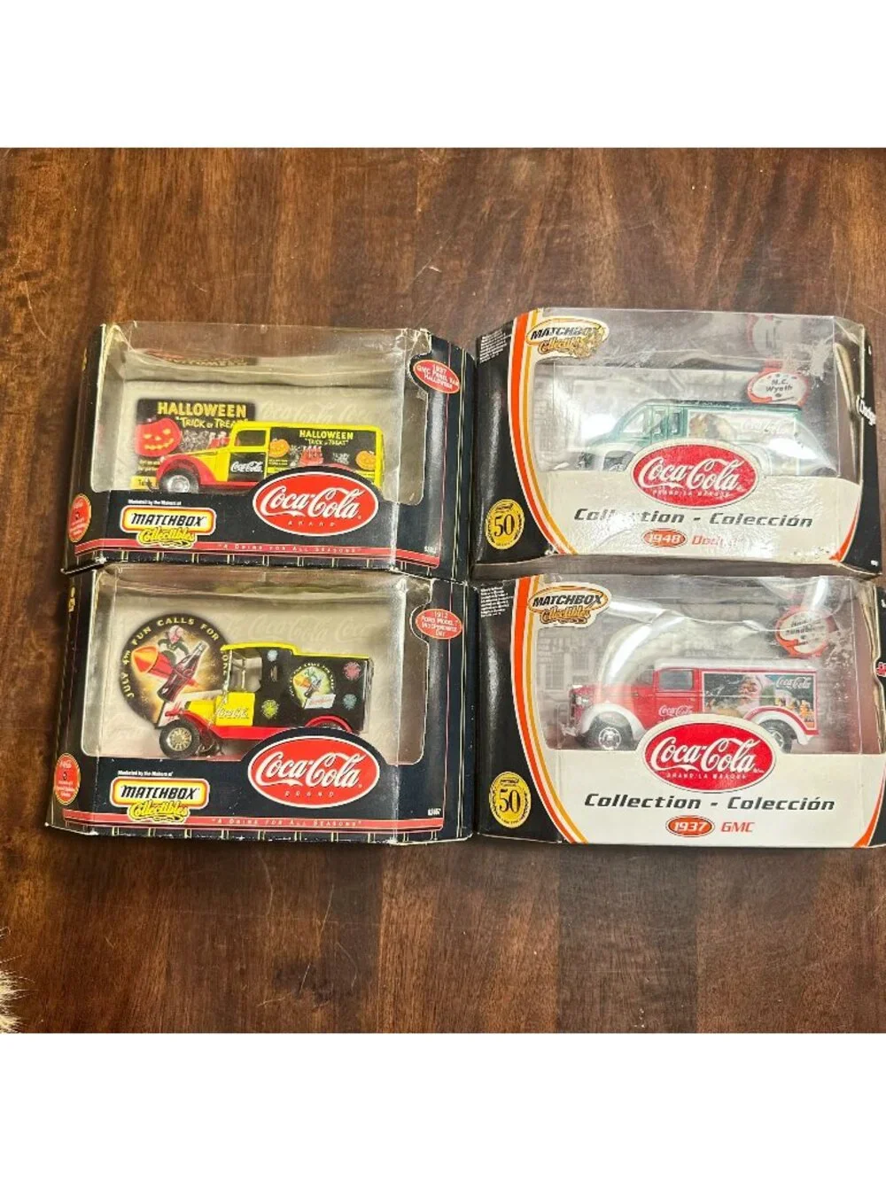 Matchbox Collectibles Coca-Cola Die-Cast Vehicles Collection Lot Of 4